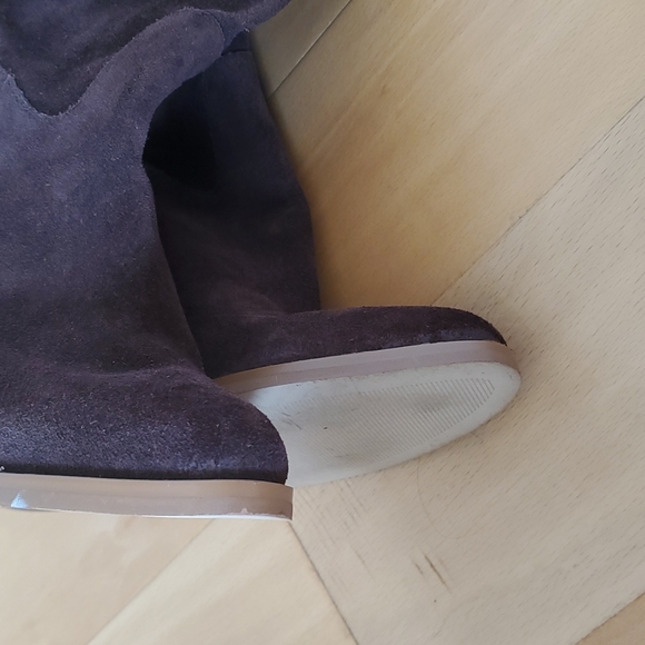 Over the knee sued boots . MK size. 8.5M - Picture 7 of 7